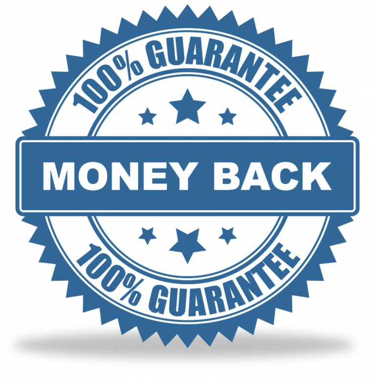 Money back guarantee logo